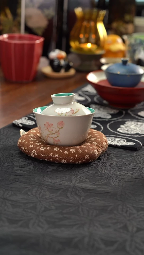 1福利福利茶器桃花盖碗
