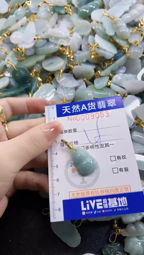 颈饰未镶嵌翡翠天然A货翡翠