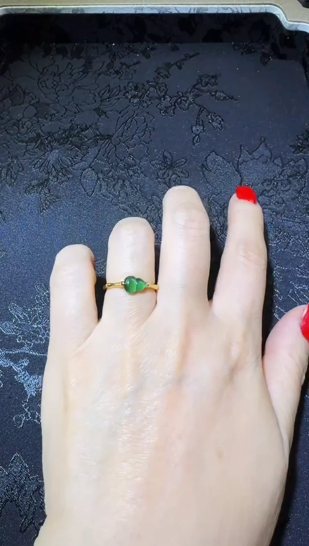 【闪购商品】翡翠戒指银S925镶嵌戒指