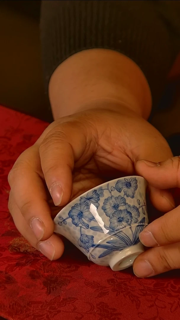 杯手工手绘杯杯很美丽