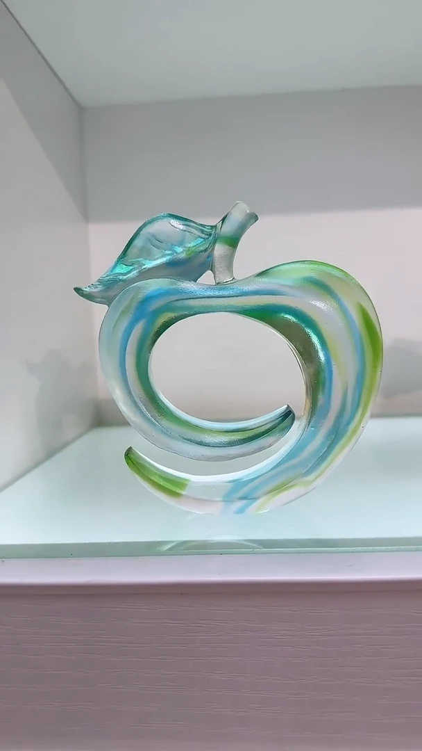 手工艺品琉璃苹果