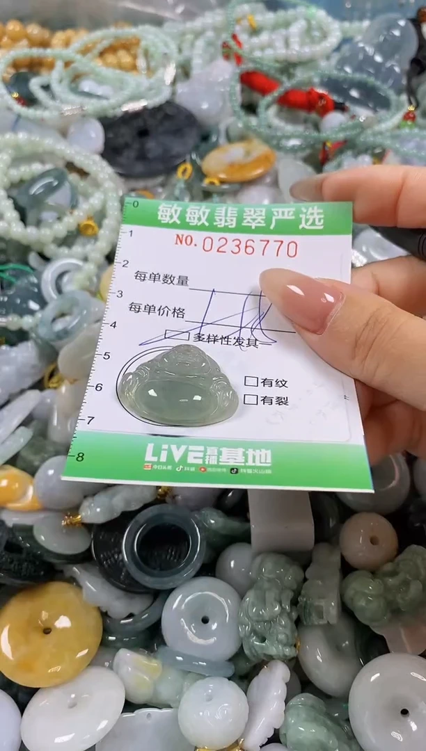 翡翠未镶嵌颈饰闪购0236770多样性发其一