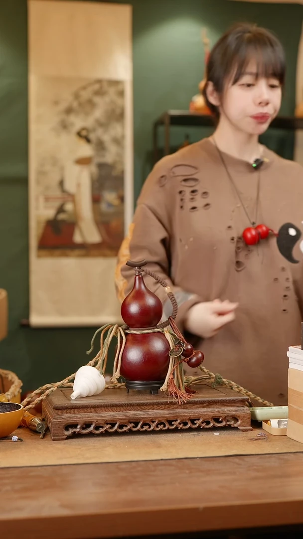 279号精品天然大漆酒葫芦一物一拍~