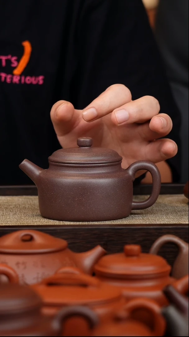茶壶紫砂用****1微瑕200cc德钟四井