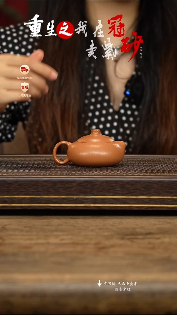 茶壶紫砂冠砂茶器09