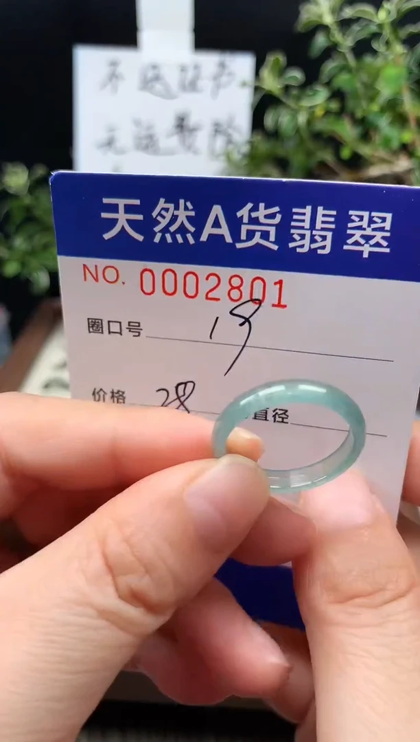 未镶嵌戒指翡翠19#