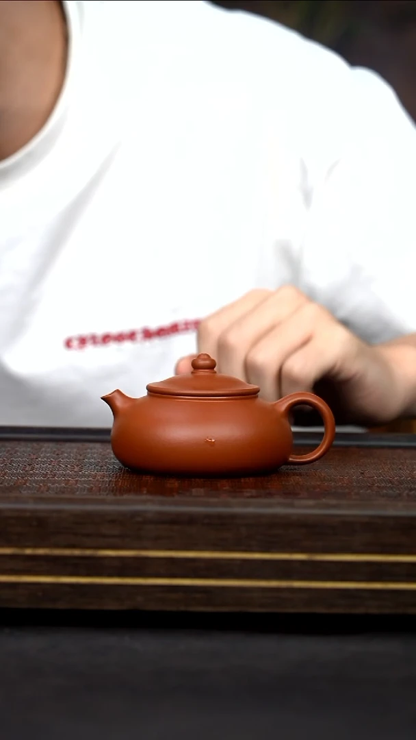 茶壶紫砂    LD     赵庄朱泥       寒江     150cc