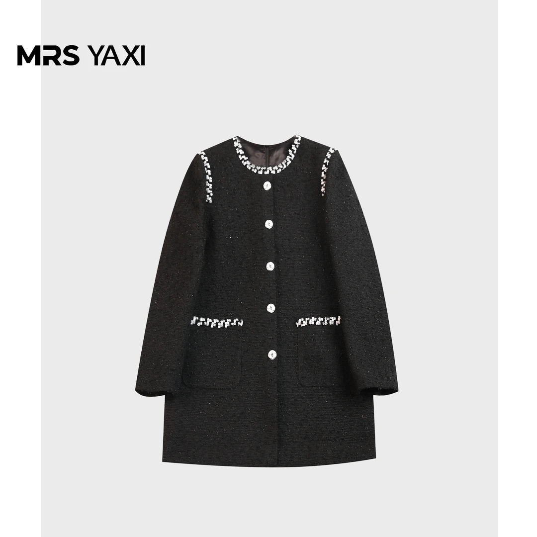 Mrsyaxi极简小众名媛气质小香外套YX4047210