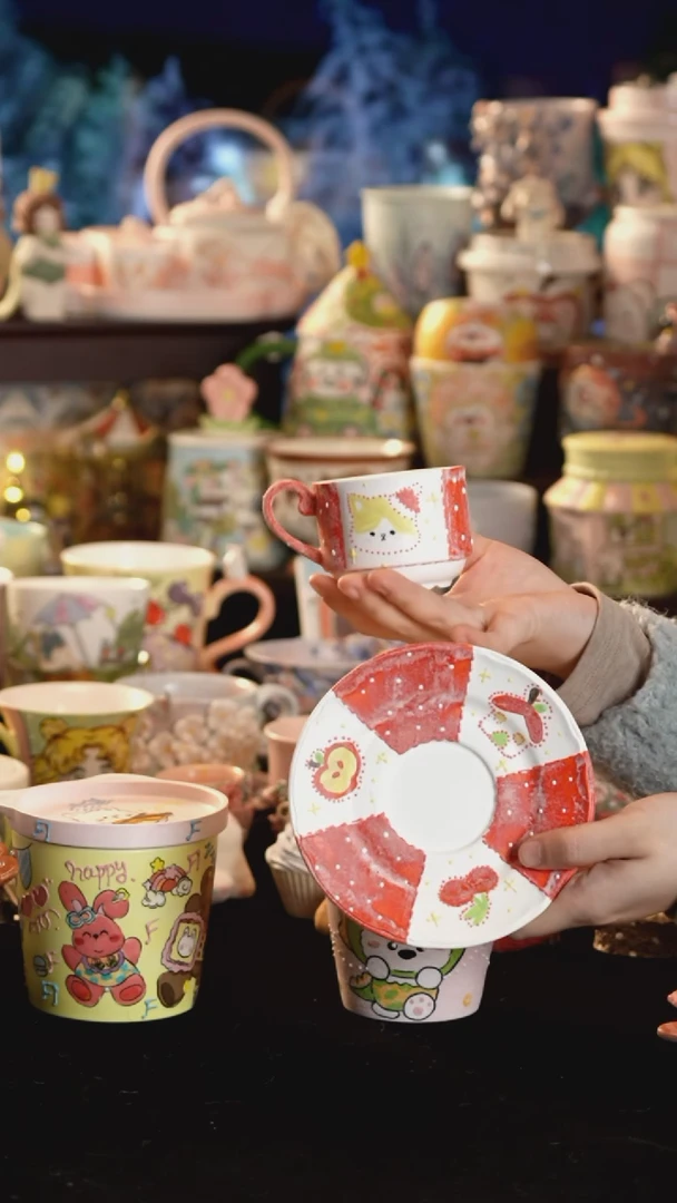 其他陶景德镇釉下彩手绘设计师款陶瓷