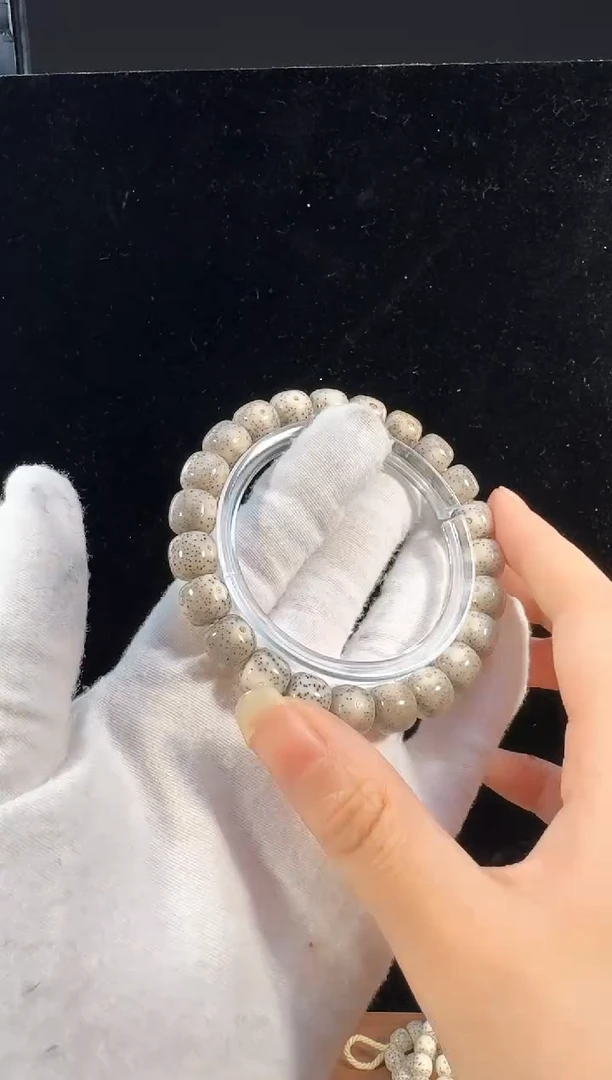 手串星月菩提M10*9灰冰大眼2005