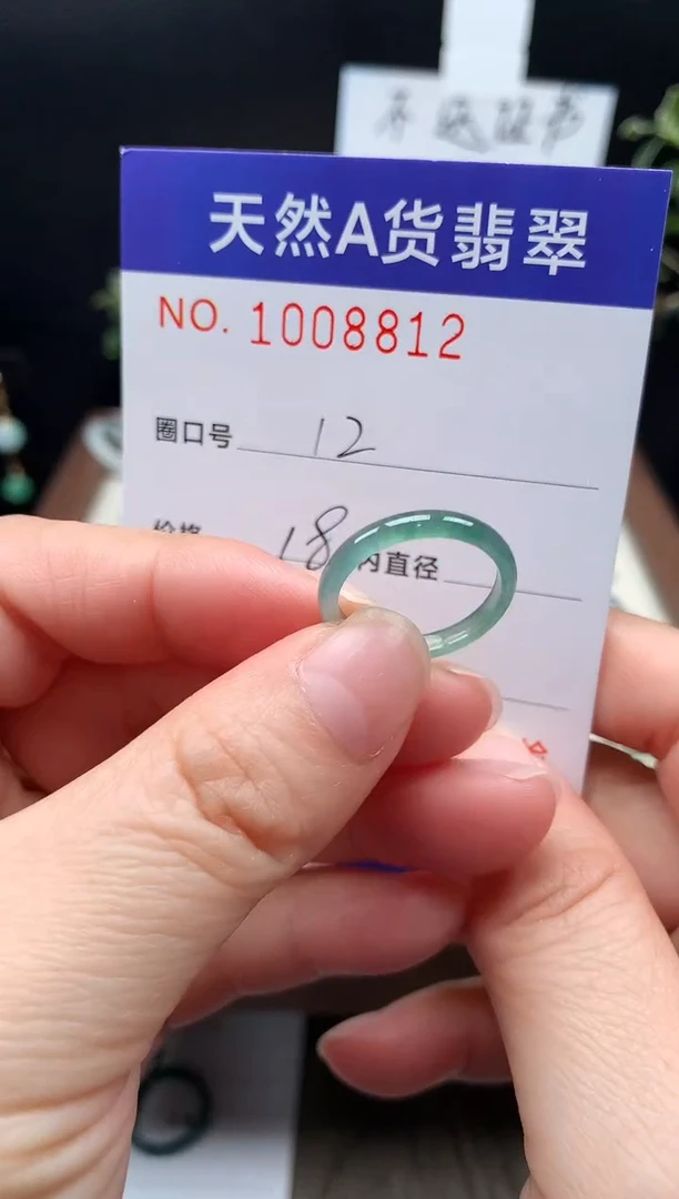 未镶嵌戒指翡翠12#
