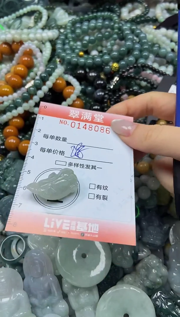 翡翠未镶嵌颈饰闪购0148086