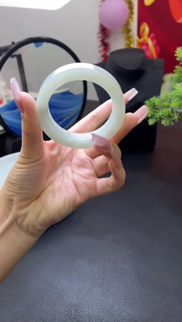 未镶嵌手镯定制翡翠手镯 50-52