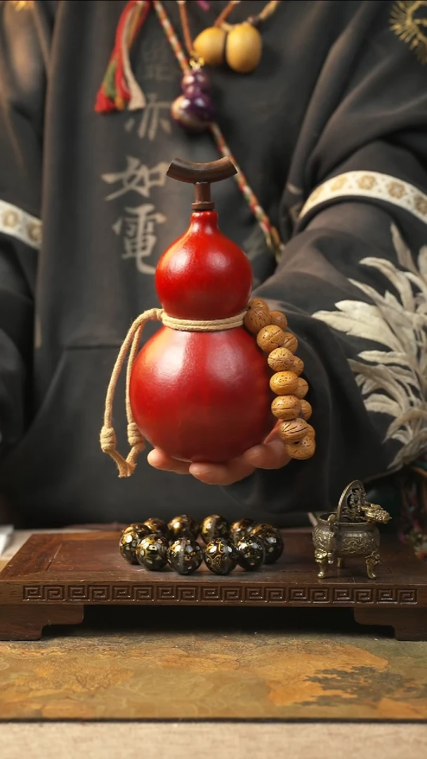 422大漆一物一拍记葫堂出品【不带手串】