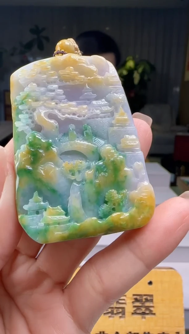 翡翠未镶嵌颈饰XY@@960Q3J16109