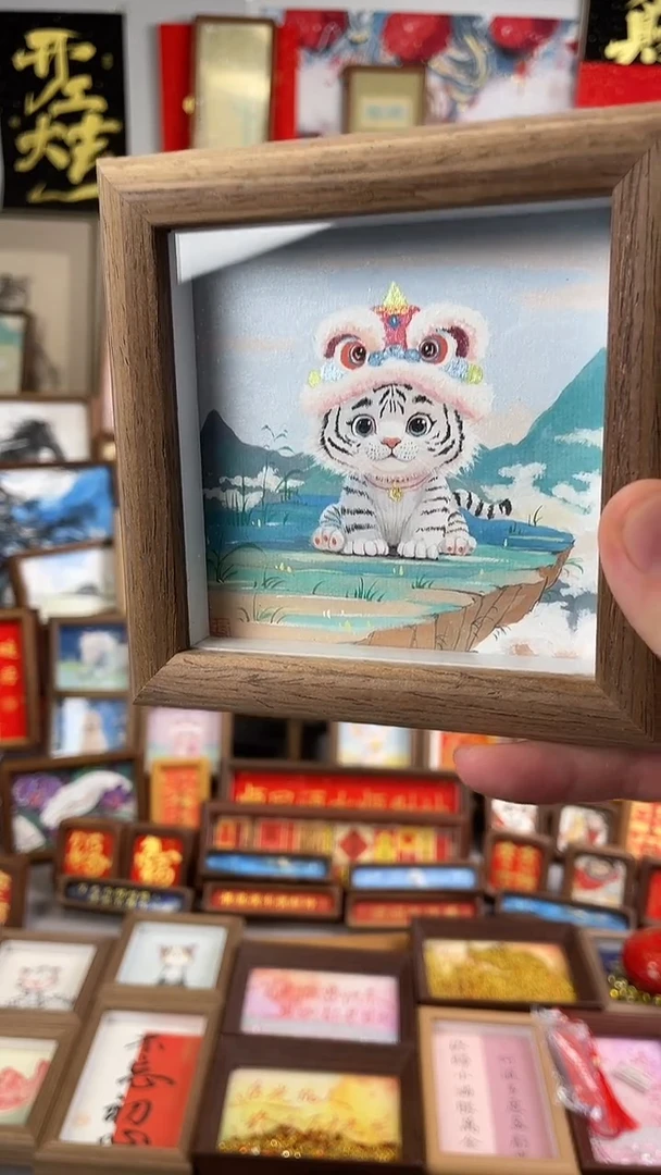 国画纯手绘书法绘画作品