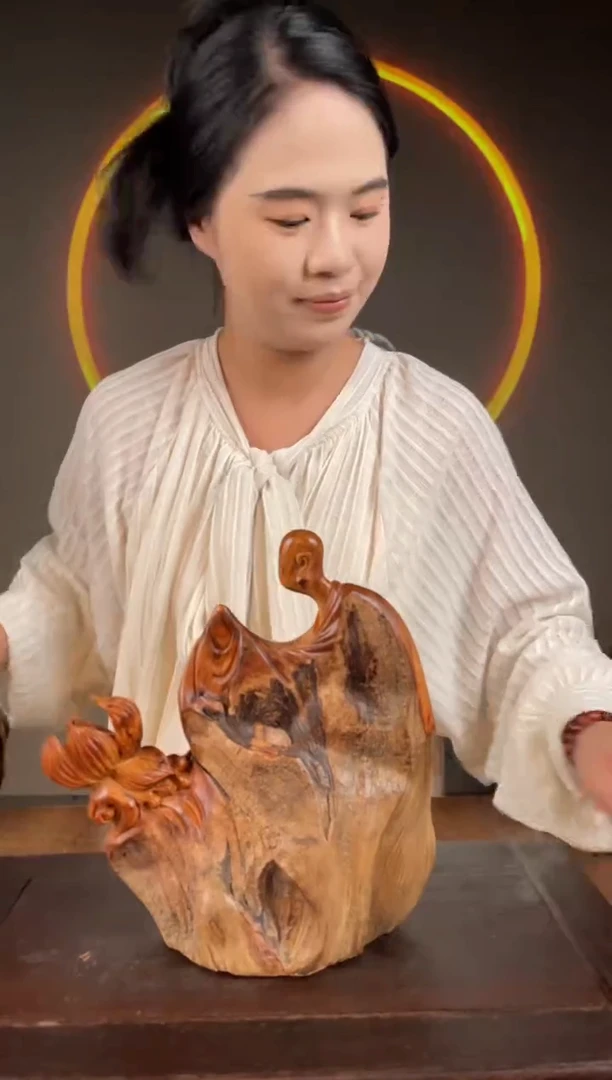 柏木（崖柏）手工摆件,先抢先得! 编号:210