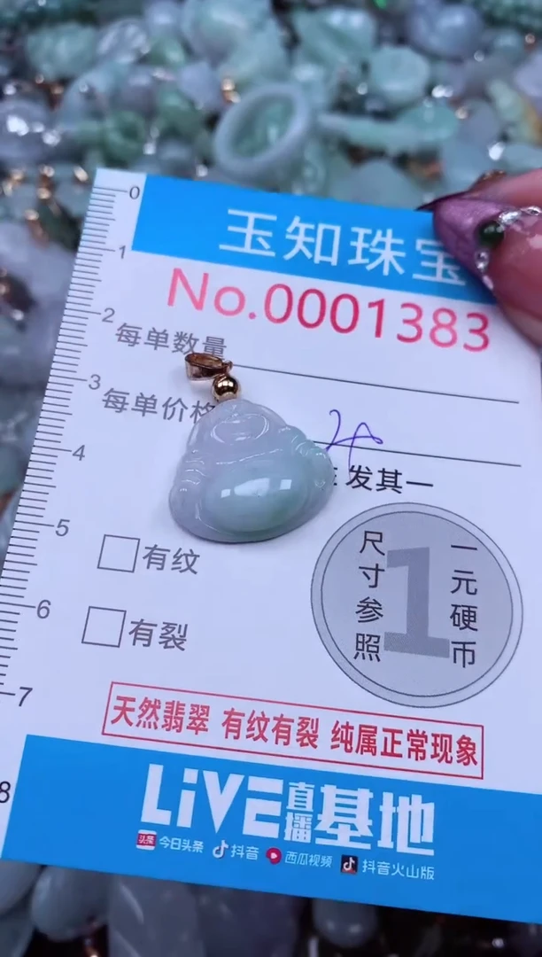 吊坠(不含链)未镶嵌翡翠1383