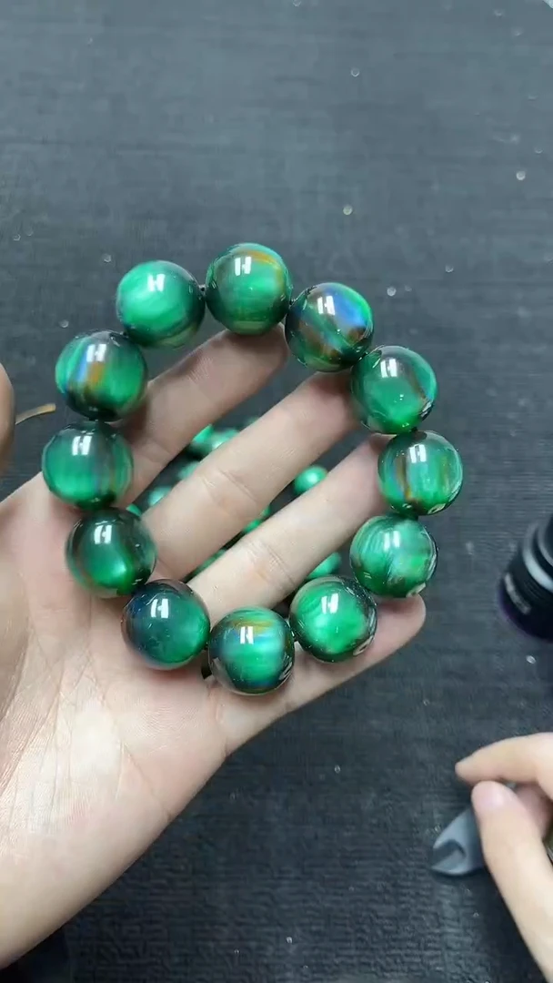 【闪购商品】硅化珊瑚手链未镶嵌精美手串4