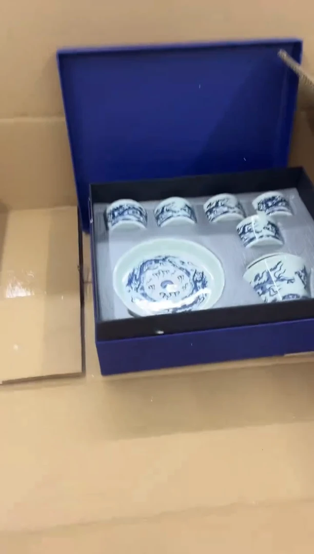 瓷片小强茶具套装