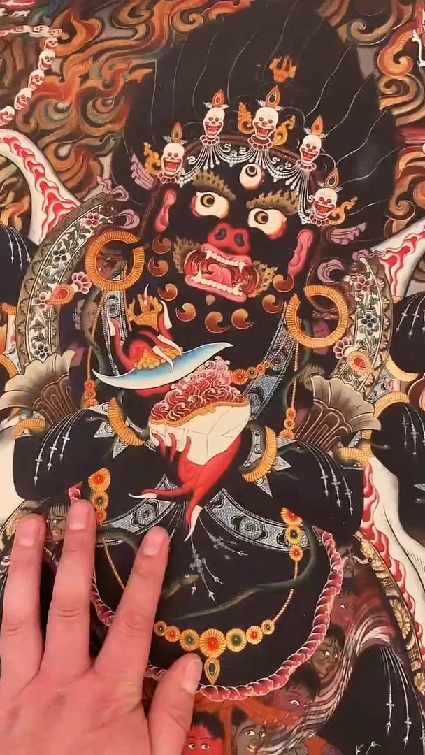 装裱画精美唐卡tk16318