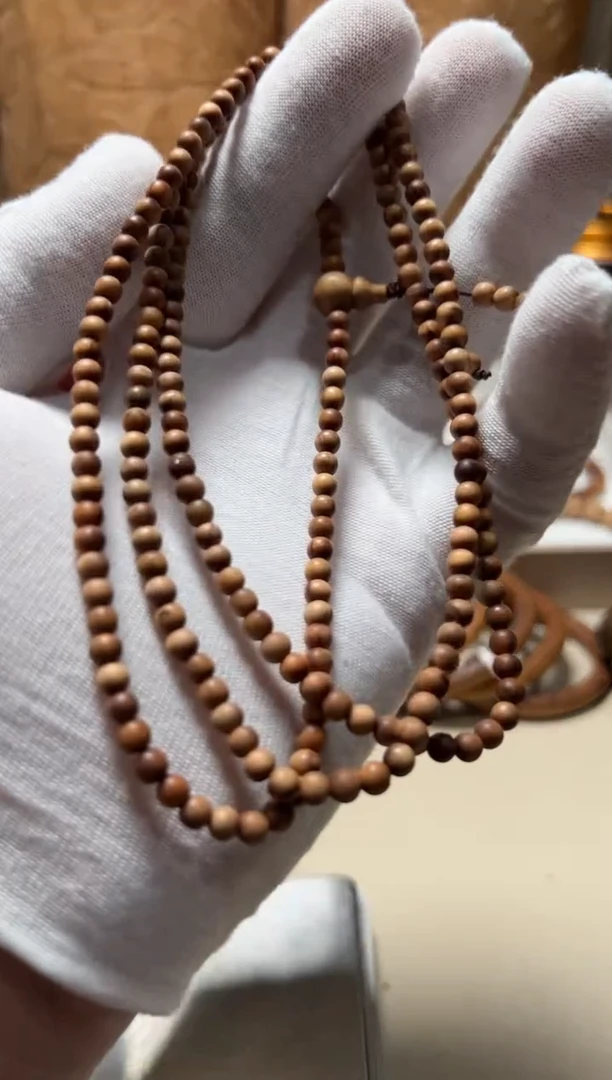 檀香木手串/手链微瑕0.4*216老山檀香