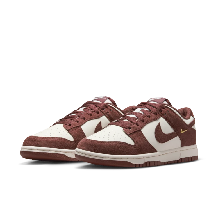 NIKE/耐克正品女鞋 DUNK LOW 枣红色百搭舒适运动板鞋-IB4417-104