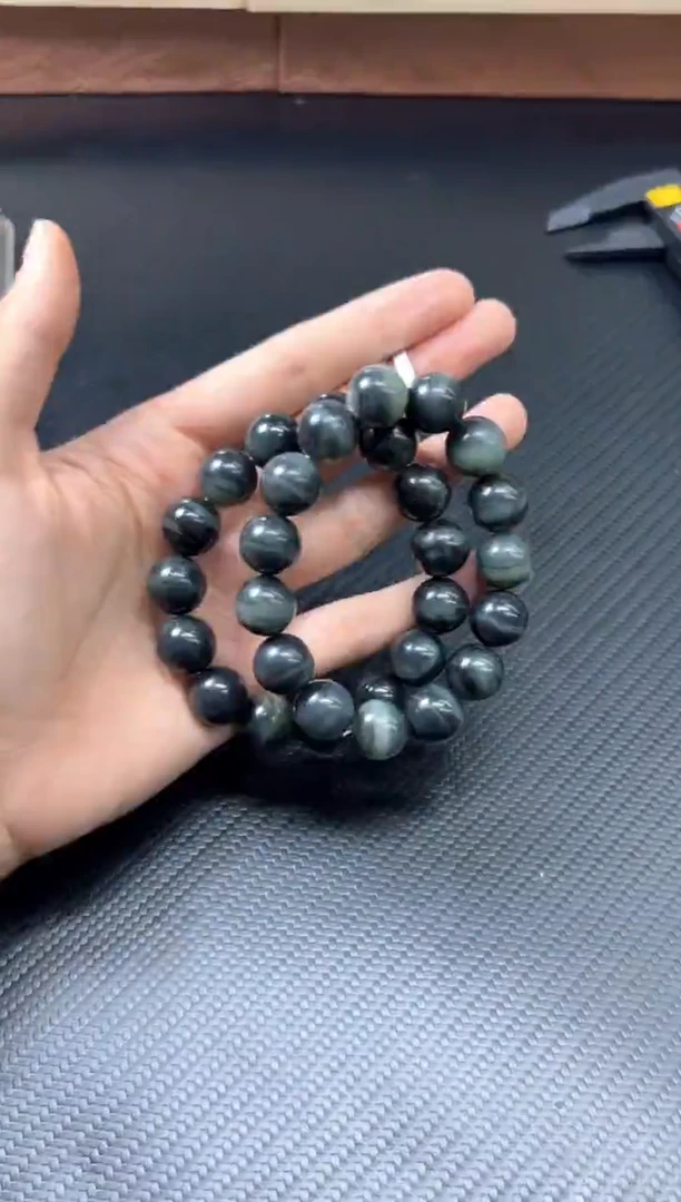 未镶嵌手串和田玉若羌微色差卡14Q 多样性发货拍一发一