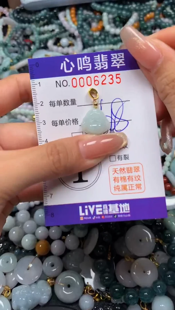翡翠未镶嵌颈饰闪购006235