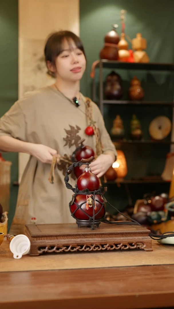 79号精品天然大漆酒葫芦一物一拍~