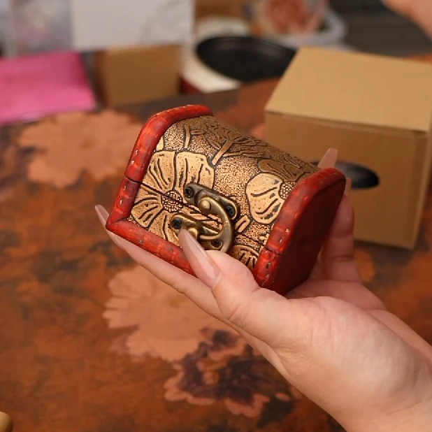 惊喜宝箱茶中式小盒子 A13856