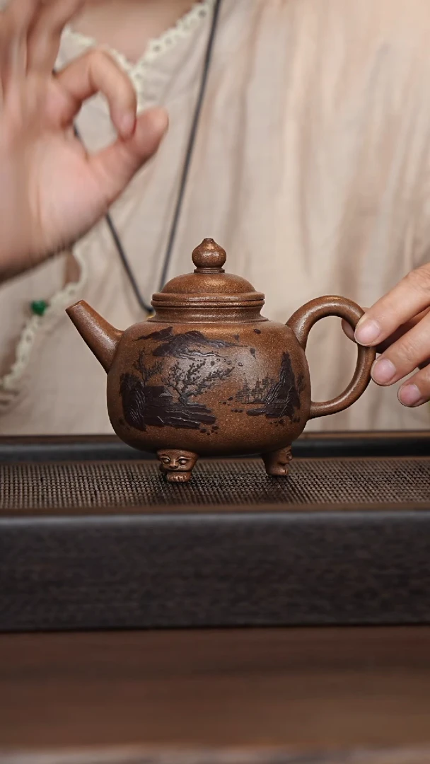 茶壶紫砂 宜兴紫砂壶wys91