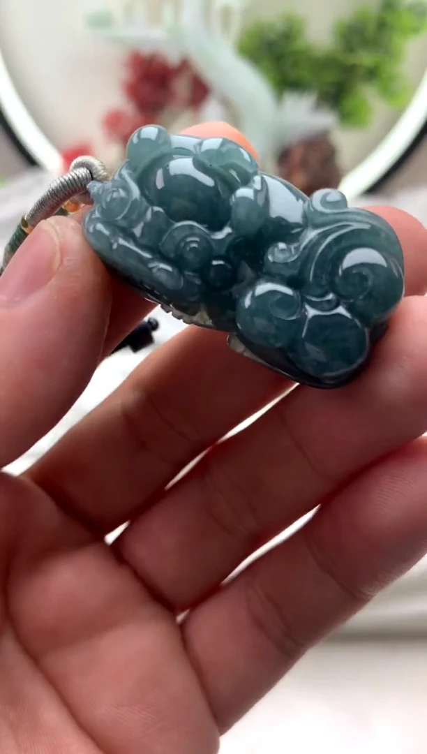 【闪购商品】翡翠颈饰未镶嵌貔貅z