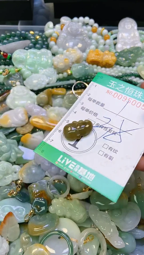 翡翠未镶嵌颈饰闪购0095005