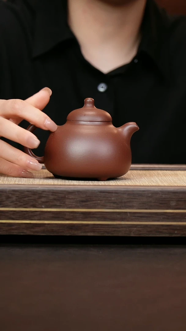 茶壶紫砂三号井底槽清  乳鼎壶