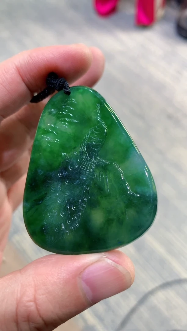 颈饰未镶嵌翡翠天然A货翡翠