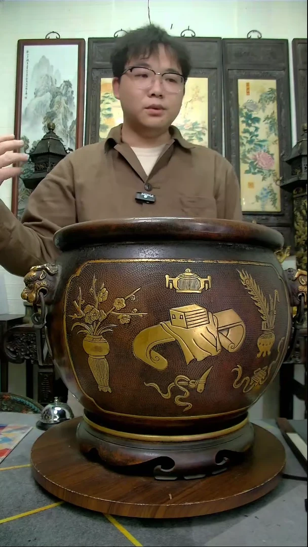 【闪购商品】缸铜像造像收藏造像