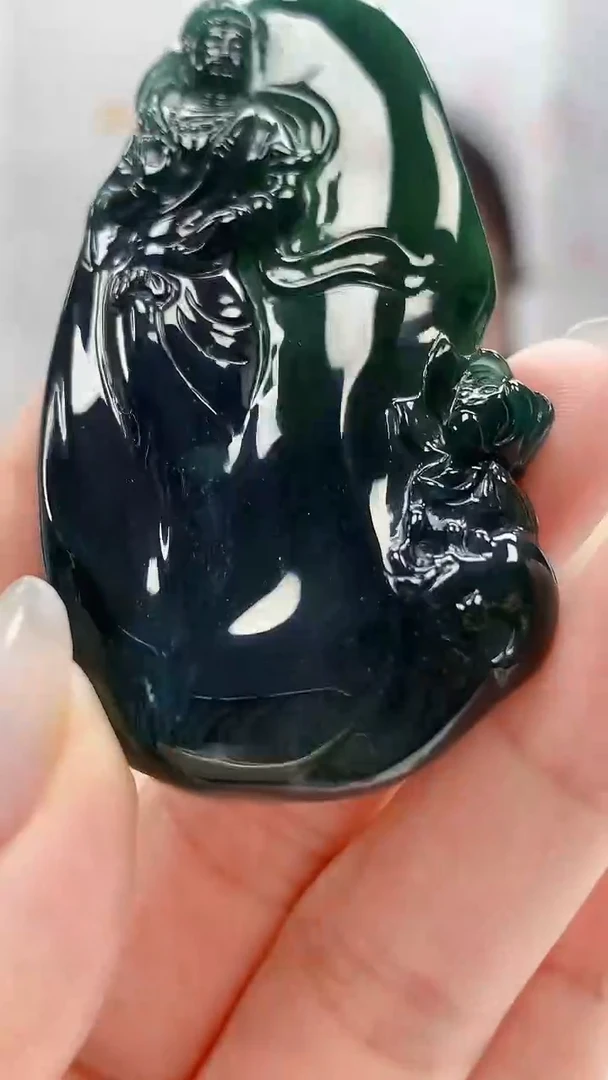 定制翡翠未镶嵌0405lr-毛货挂件84