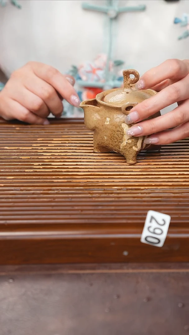 万古烧粗陶手工茶具