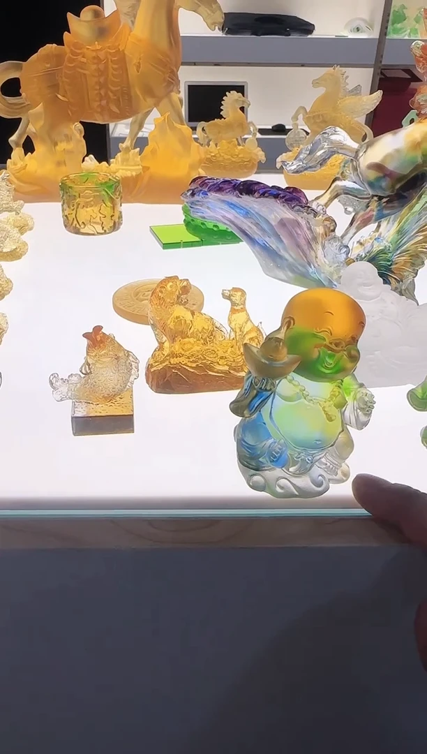 手工艺品琉璃元宝弥勒