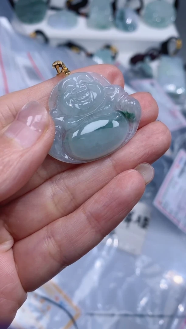 颈饰银S925镶嵌翡翠吊坠