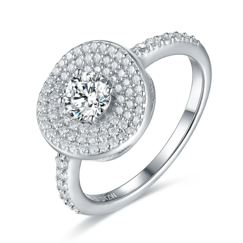 925银莫桑石戒指 【大奇专属】S925莫桑戒指0.9ct JSWL050802