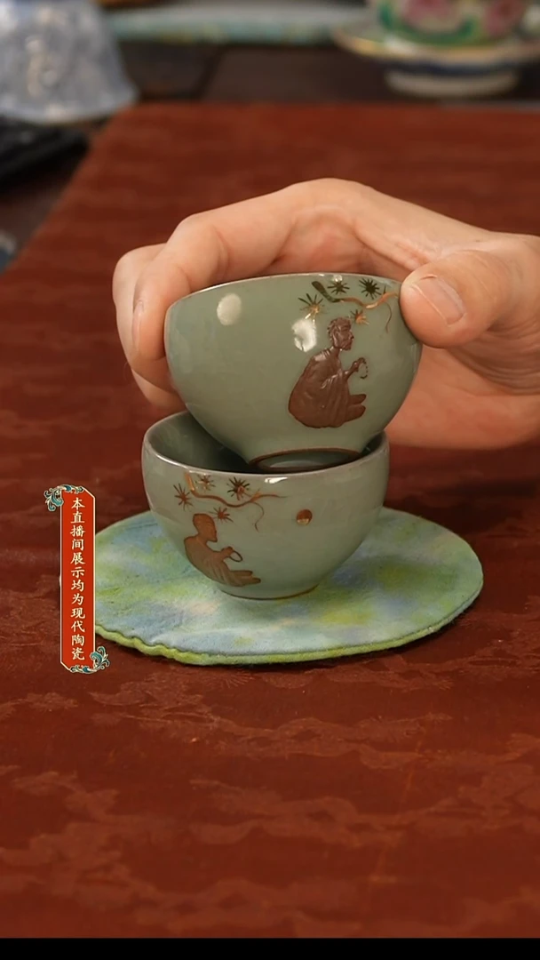 陶瓷景德镇手工手绘卡哇伊美器
