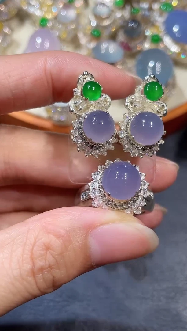 未镶嵌戒指翡翠蛋面