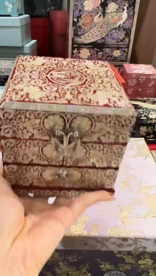 手工微瑕 ·两层柜式 · 弘贝雅螺钿漆器