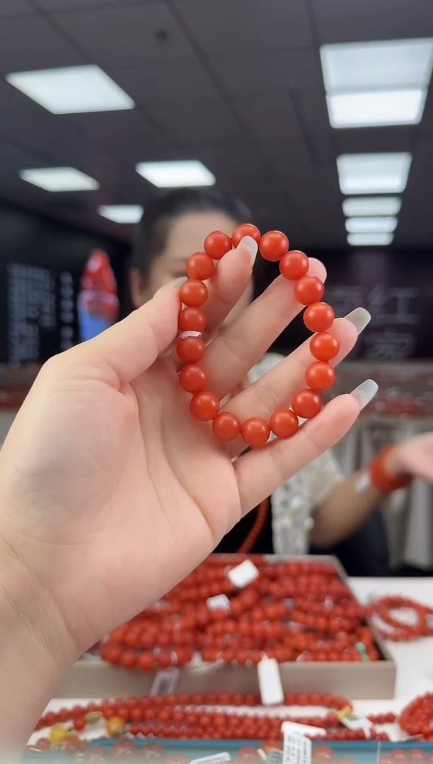 未镶嵌珠串南红玛瑙多样发其一/10/HS55D1650