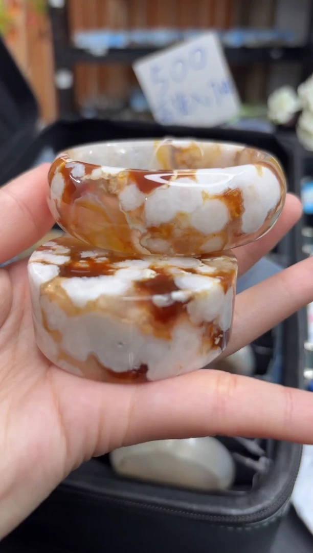 未镶嵌手镯石英质玉A653(57圈赠送镯心)