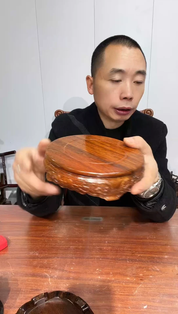 木老花圆形16.5*17.5*5花型