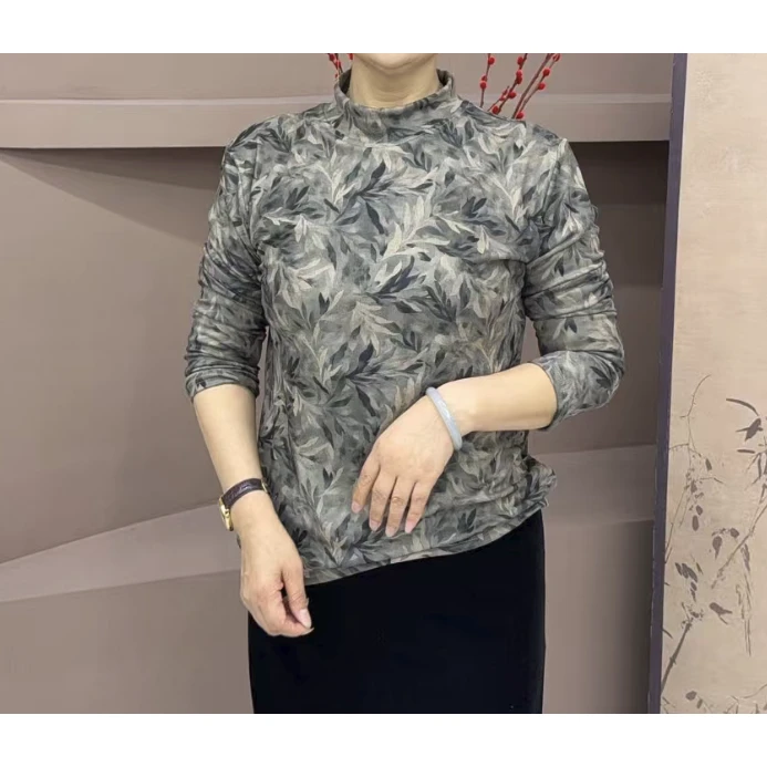 女士秋冬季百搭阳离子保暖衫 8806款