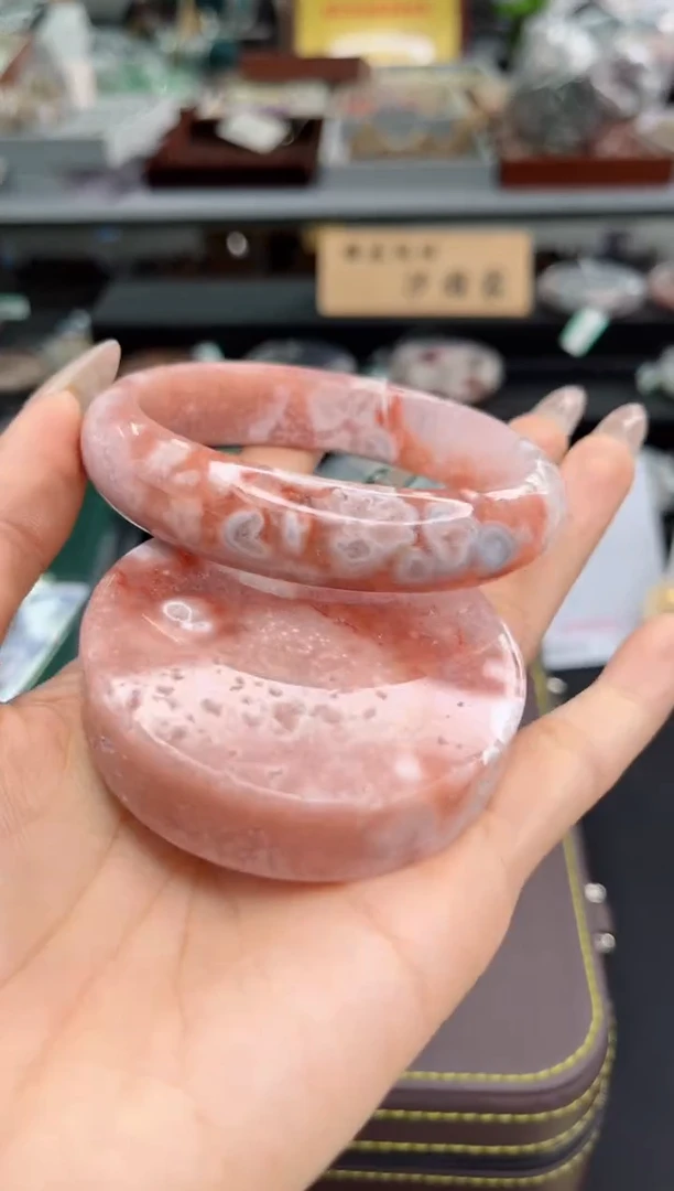 【闪购商品】石英质玉手镯未镶嵌62圈口（赠品镯心）S9967